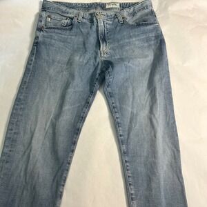Adriano Goldschmied AG Jeans Tellis Modern Slim Light Wash Denim Mens Size 36x33